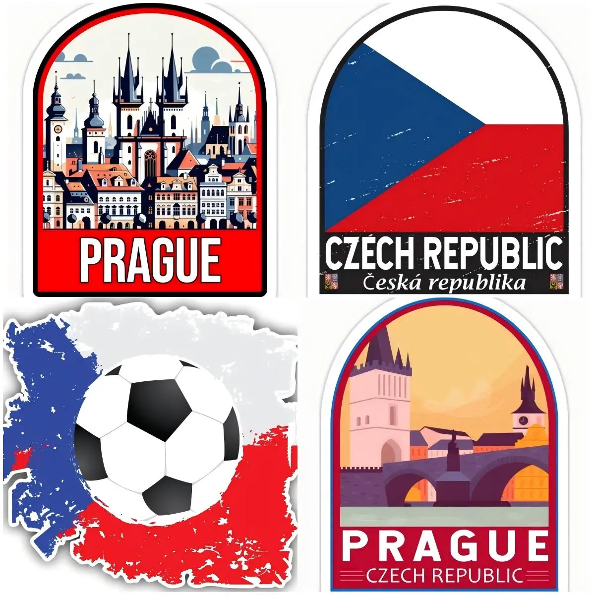

Personalityczech Republic Bumper Bodywork Windshield Car Stickers And Decals Funny Cover Scratch Styling Motorcycles Accessories