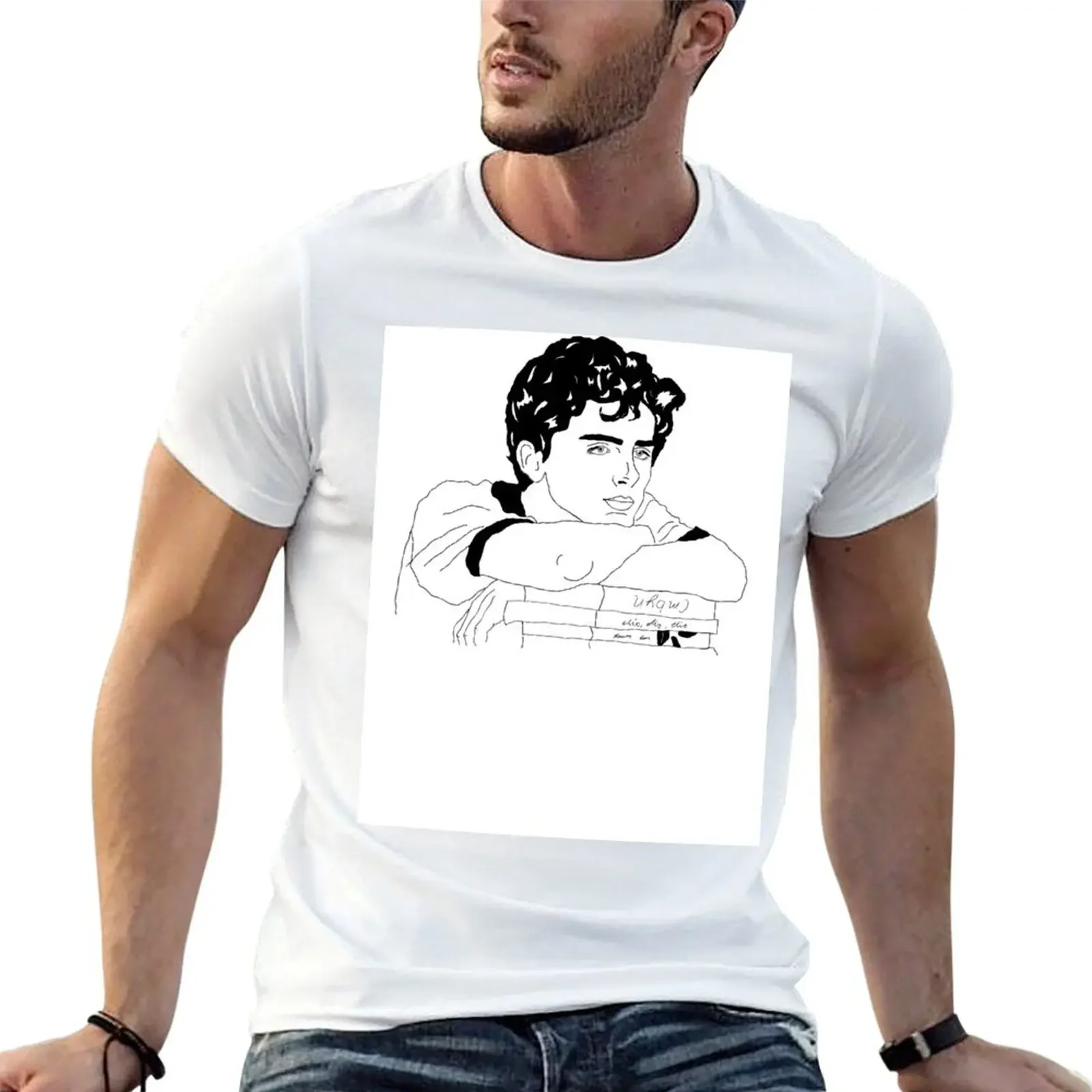 call me by your name - Elio T-Shirt anime clothes anime t shirts men t shirts high quality