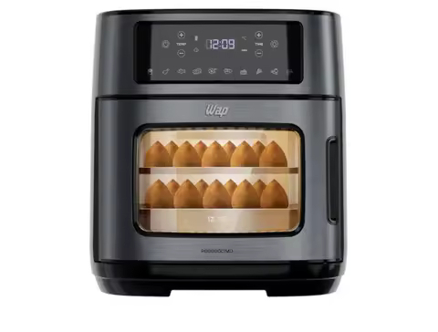 Air Fryer Wap Airfry Oven WAOD2 Preto e Inox Digital com Timer 12L FW010509 - 220V