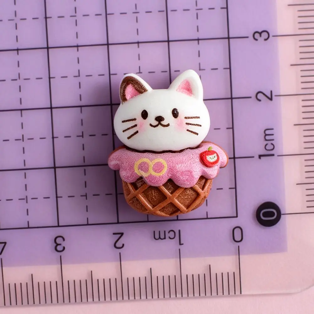 20-Pack Mixed Cat Dog Bear Bunny Ice Cream Resin Shoe Charms - Cute Animal & Food Clog Decor for Sandals & Beach Bags image 6