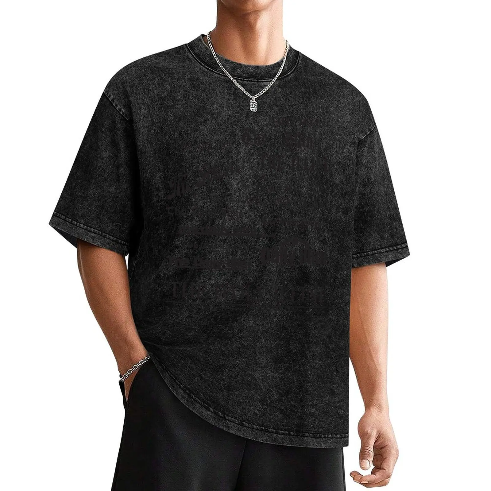 The Daily Illini Mastheads T-Shirt graphics blacks korean fashion summer top tee shirts for men
