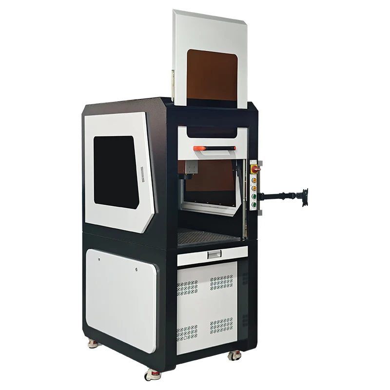 JPT 100W fiber engraving machine Gold and silver metal marking machine for engraving and coding security protection
