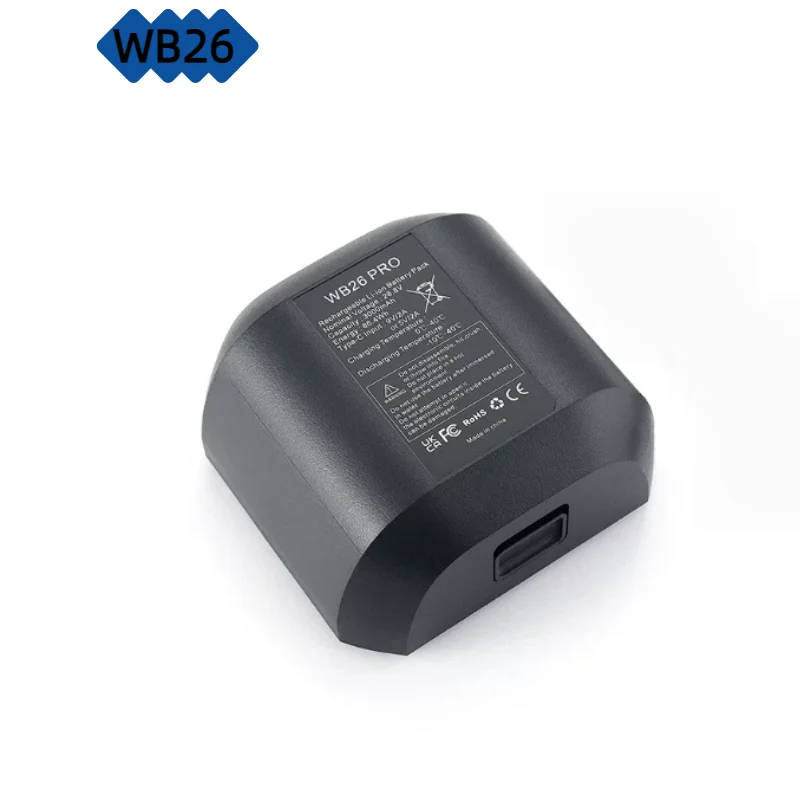 86.4wh Godox WB26 AD600Pro Accessories Pack 28.8V Lithium Battery for Godox AD600Pro with Outdoor Shooting 13 months Warranty