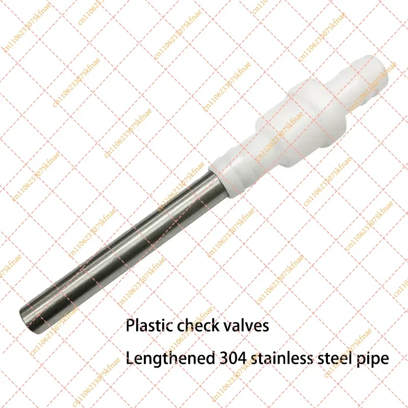 Anti-Drip Filling Machine Nozzle | Extended Plastic Check Valve Adapter (4mm-12mm)