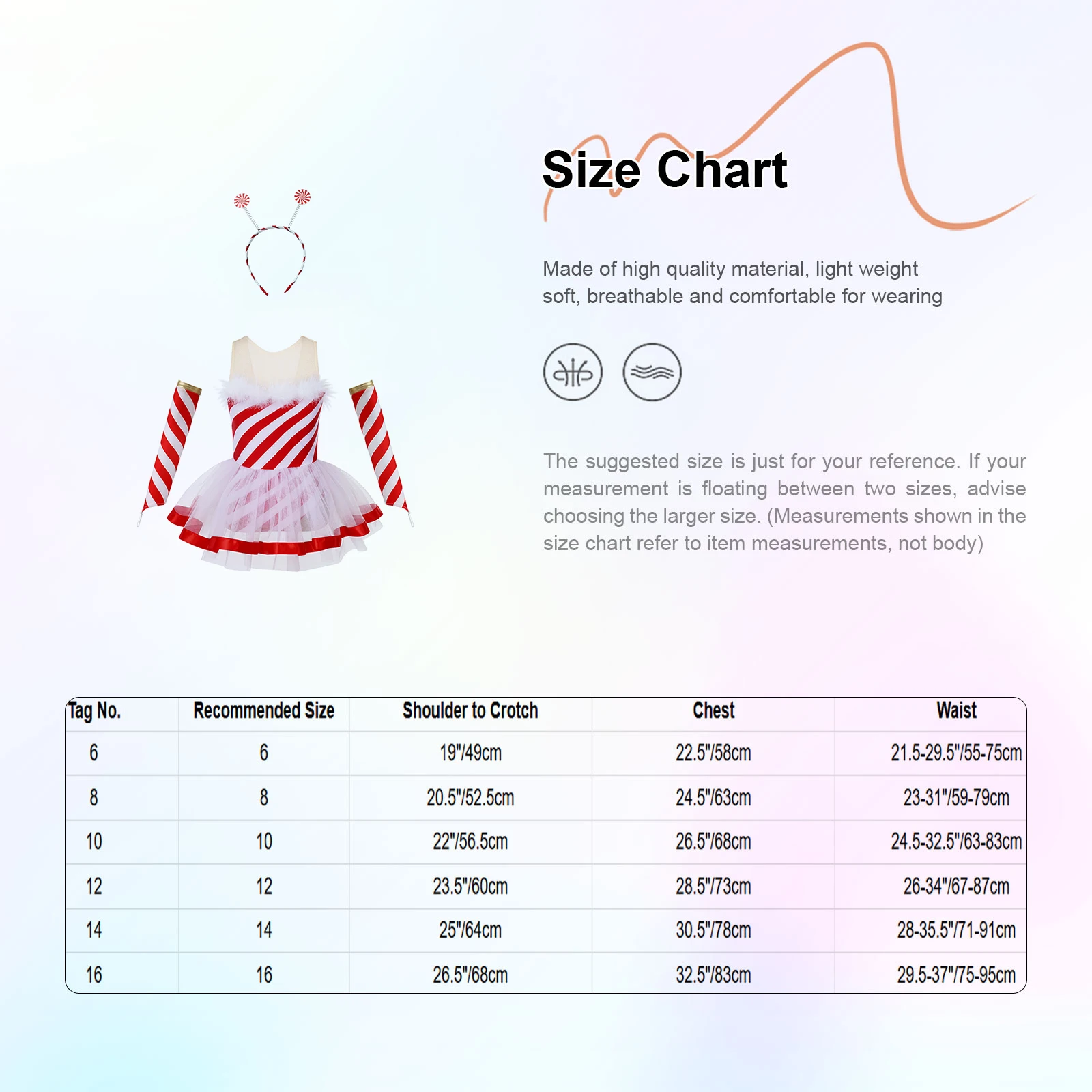 الفتيات قصب الحلوى السيدة سانتا كلوز زي مخطط شبكة عيد الميلاد الرقص الشكل التزلج توتو فستان يوتار مع الأكمام أغطية الرأس #6