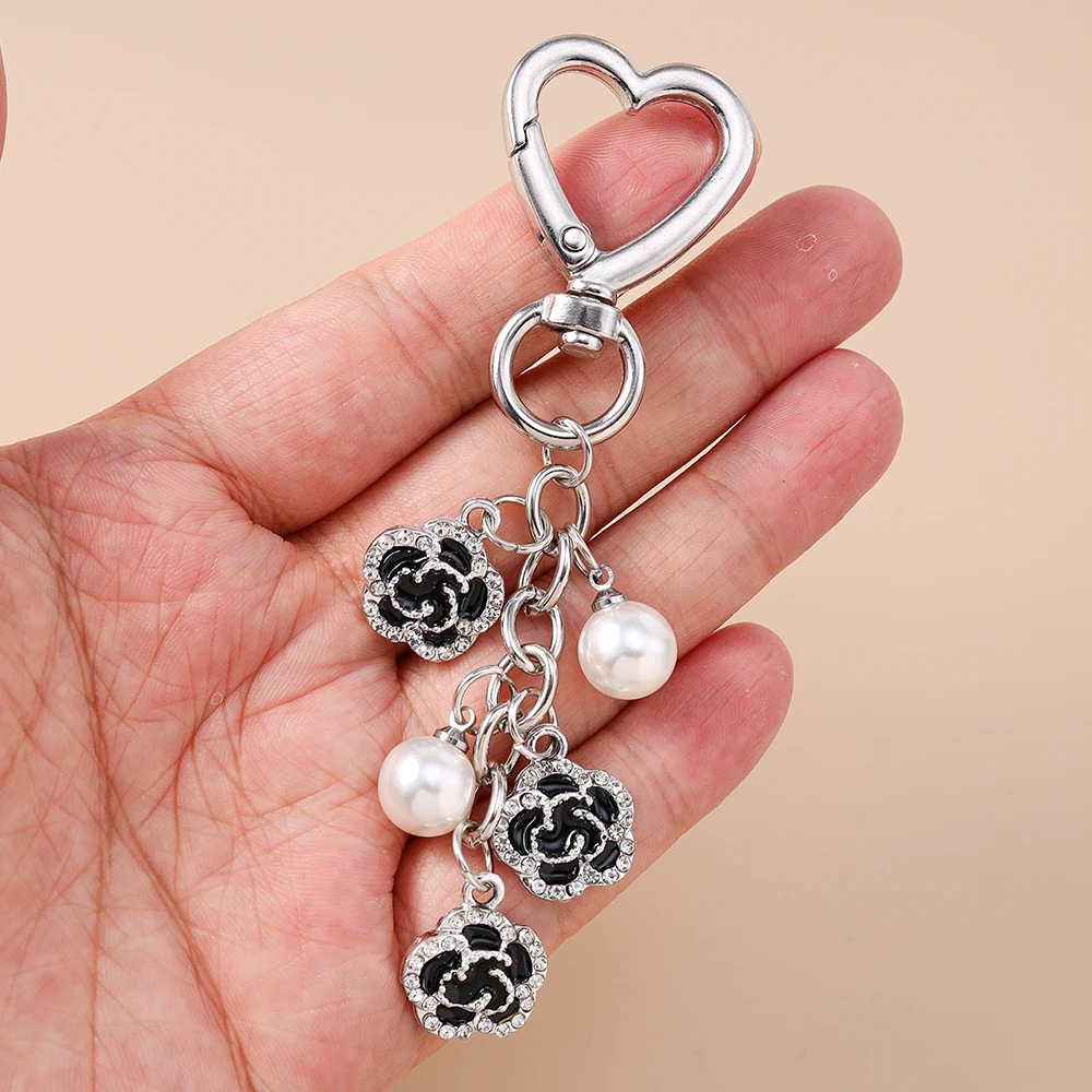 Aihua Schlüsselanhänger in 8 Farben, Y2K-Stil, feine Perlen, Rosenblüten, Schlüsselanhänger für Damen und Mädchen, Handtaschenanhänger, Schlüsselanhänger, Urlaubsschmuck, Geschenke – Detail 6