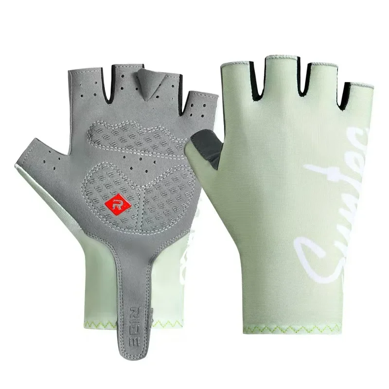 قفازات الدراجات للرجال والنساء بدون أصابع شبه أصابع قفازات صيفية للدراجات الجبلية ملحقات الدراجات النارية ركوب الدراجات في الهواء الطلق