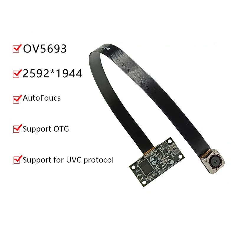 5MP/12MP HD AF/FF USB Camera Module OV5693/ IMX258 Sensor With 30fps Supports OTG ,UVC for Win XP/7/10 / Vista File Scanning