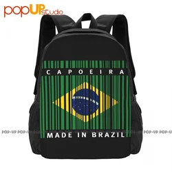 Capoeira Made In Brazil Backpack Large Capacity Travel Shoe Bag Sports Style Clothes Backpacks