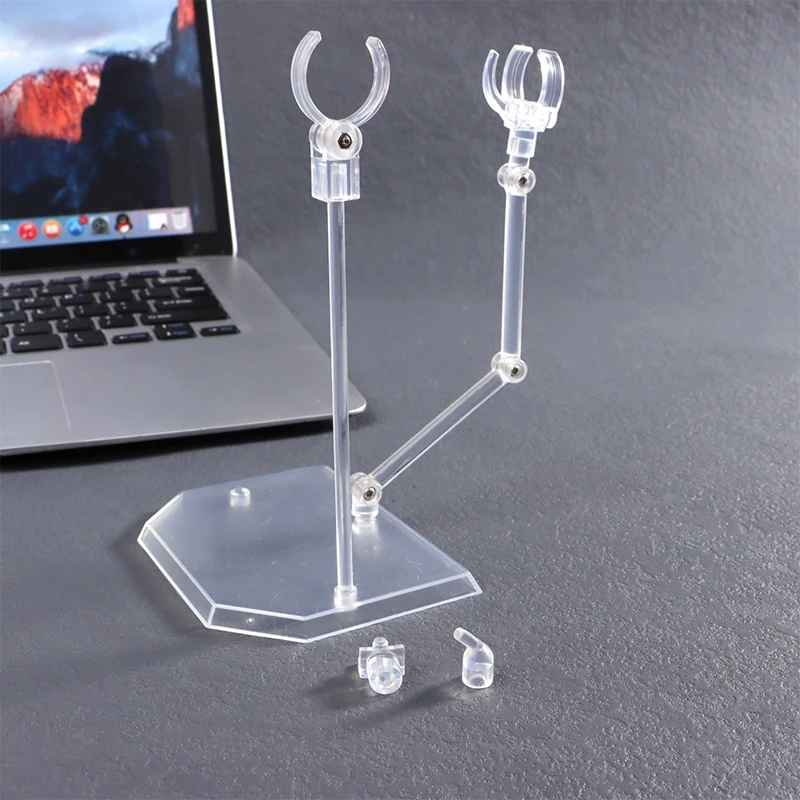 1Set Action Figure Base Suitable Display Holder Bracket Anime Doll Model Transparent Support Stand