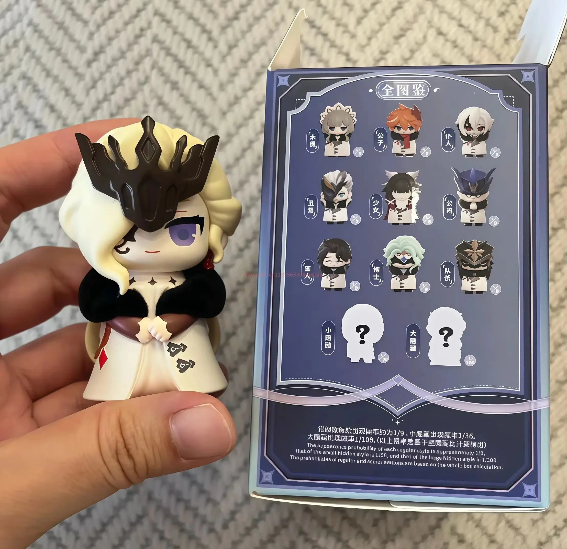 Mihoyo Genshin Impact Fatui Harbinger Q Version Serie Blind Box Desktop Mini Puppe Modell Spielzeug Trend Dekoration Überraschung Geschenke – Detail 21