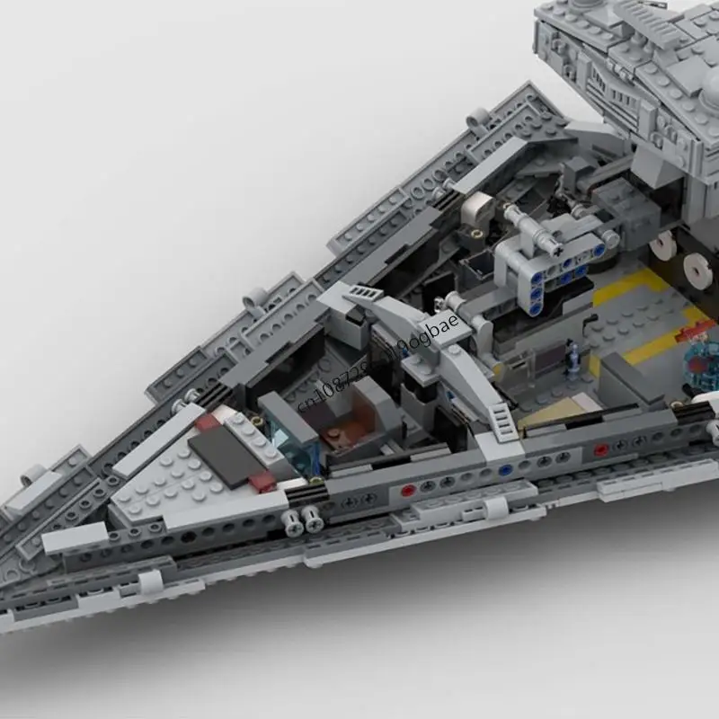 1694PCS Star Battle ภาพยนตร์ Mandaloring Space Destroyer รุ่น DIY สร้างสรรค์ไอเดียของเล่นเด็กประกอบปริศนาของขวัญวันเกิด MOC-75394