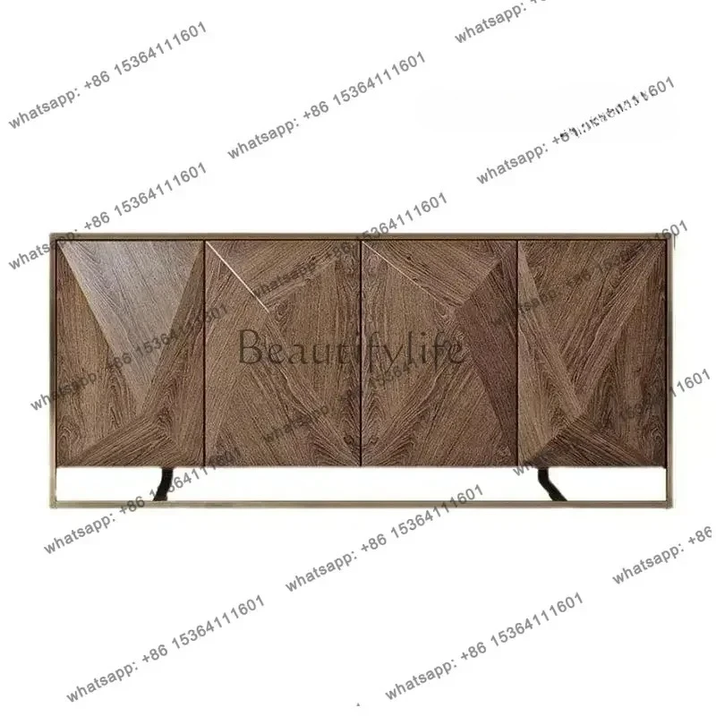 

French Retro Entrance Table High-end Living Room Corridor Aisle Decorative Cabinet Entrance Door Facing The Entrance Table