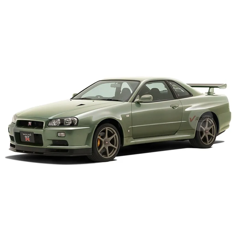 Aoshima 06250-06254 Static Assembled Car Model Toy 1/32 Scale For Nissan R34 Skyline GT-R Car Model Kit