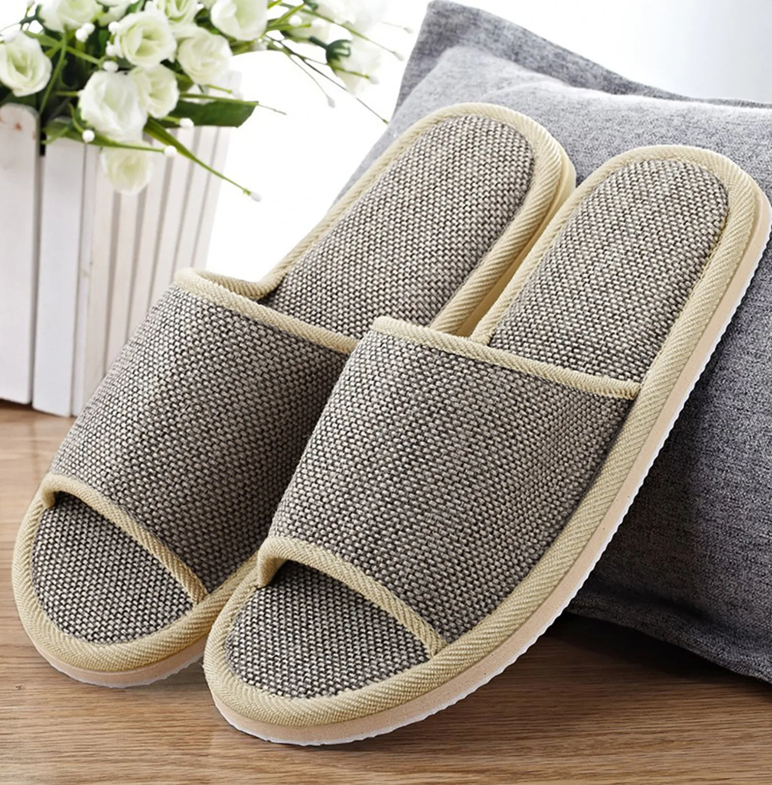 2022 Slippers Women Mens Couples Fashion Casual Home Slippers Indoor Floor Flat Shoes Sandals Slippers Chaussures Femme In Stock