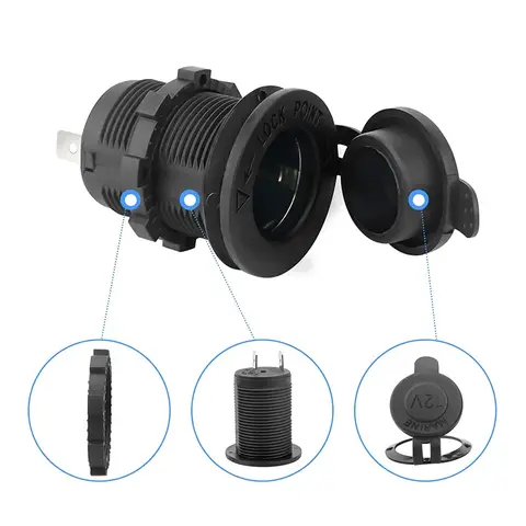 8 best sales 12v socket plug - №4