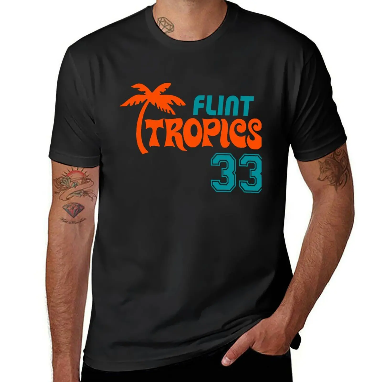 Flint Tropics, Jackie Moon T-Shirt summer top tops cute clothes blacks mens white t shirts