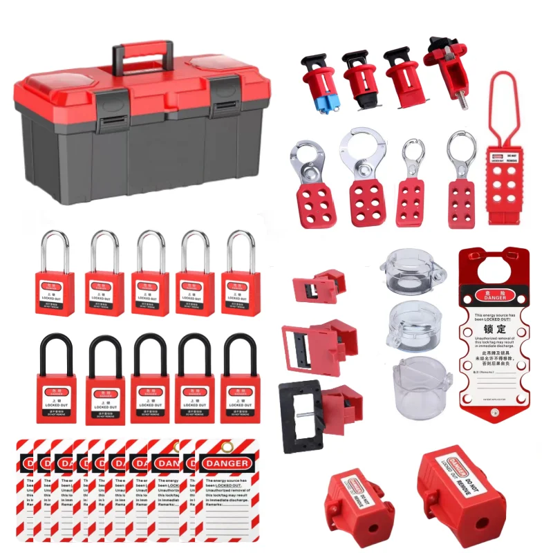 Safety Electrical Lockout Kit for Overhaul of Indusrial Lockout Tagout Maintenance to Prevent Accidental Operation SL-Z15