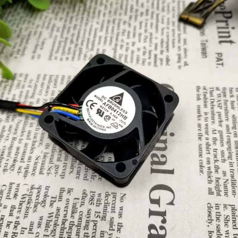 Top sell 1pcs Original Delta AFB0412HB 40mm 12V 0.16A 4015 RPM Speed Measurement Double Ball Bearing Cooling Fan for Delta