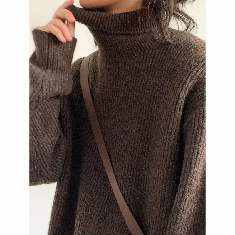 

Мужской свитер Slim Fit из трикотажа, модный базовый элемент для осени и зимы, новинка 2024, стильный топ для джентльменов