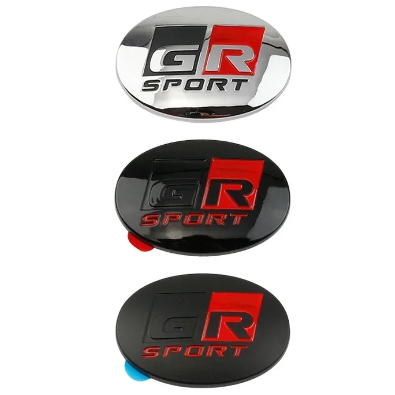 ABS GR Sport Logo Car Steering Wheel Center Sticker for Toyota Land Cruiser Yaris Camry Vios Corolla 4runner Tundra RAV4 Tacoma view 3