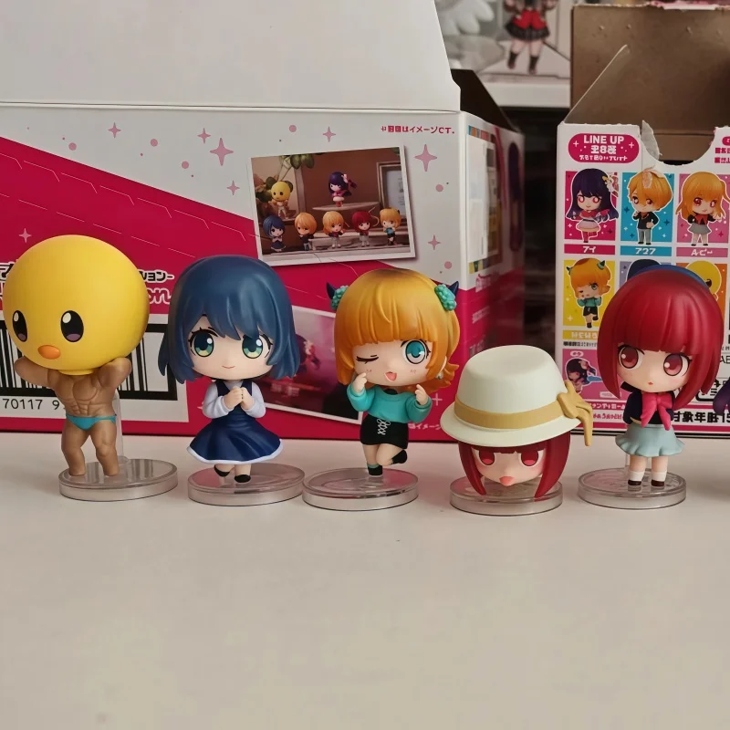 

Коллекционная фигурка Bandai Shokugan Gashapon Oshi No Ko: Аканэ, Кана, Ай, Руби – декор для рабочего стола, коллекционный подарок на день рождения