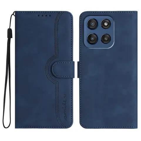 Leather Flip Wallet Case for Motorola Moto Edge 60 40 50 60 Pro 30 50 60 Fusion 50 Ultra 30 40 50 Neo Book Card Slot Phone Cover