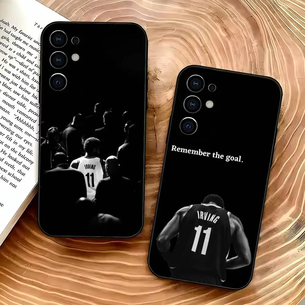 Funda Protectora de Silicona Suave con Diseño Deportivo de K-Kyrie Irving para Teléfono Samsung, Compatible con S25, S24, S21, S22, S23, S30, S20 Plus