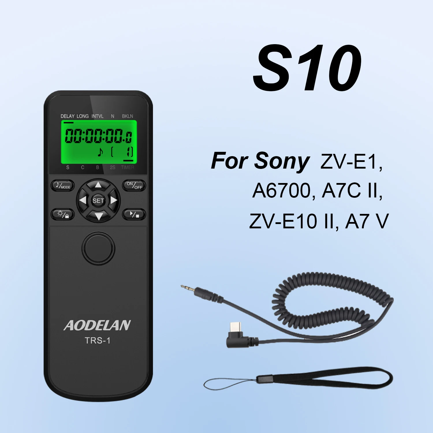 Aodelan intervalometerタイマーソニーZV1 A7SIII A7RIV A7RIII A7RII