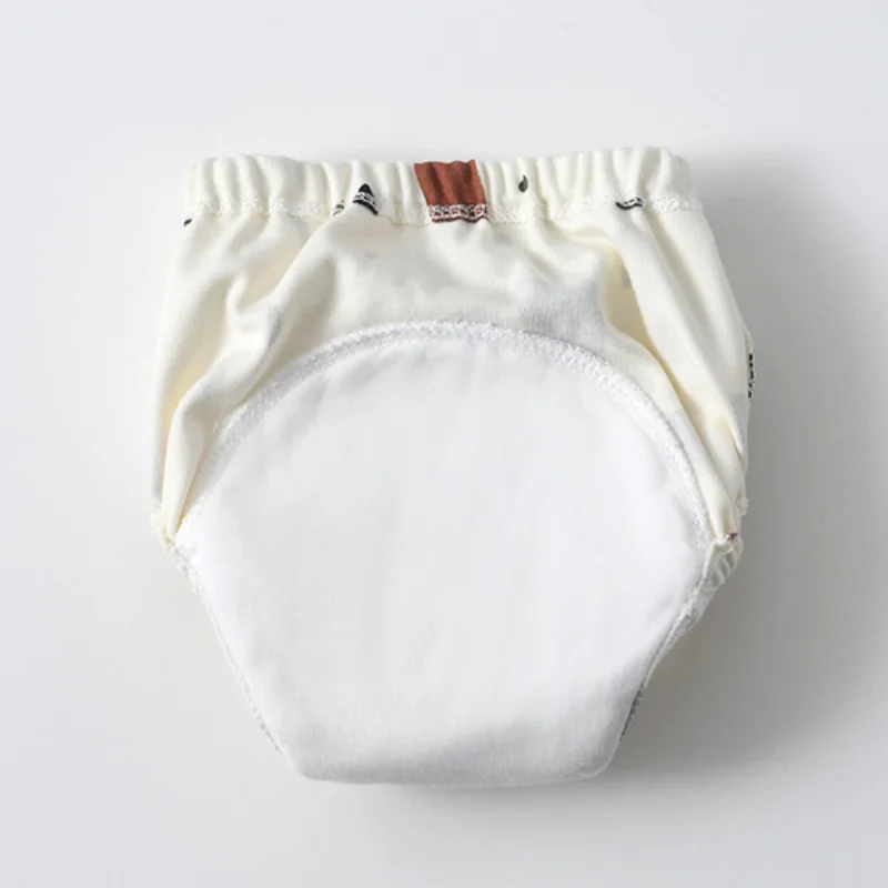 

Детские тканевые подгузники — марлевые штаны для приучения к горшку из чистого хлопка, моющееся многоразовое водонепроницаемое нижнее белье для малышей