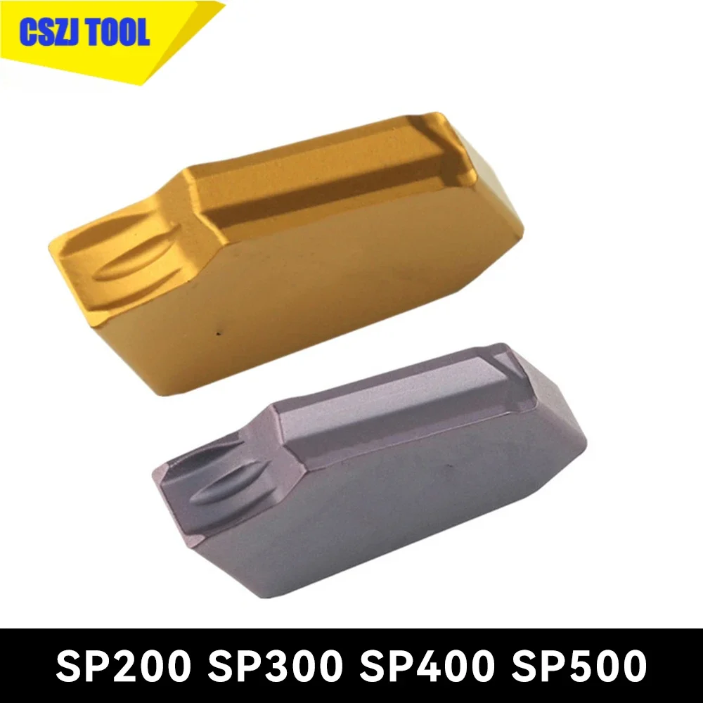 

10PCS SP200 SP300 SP400 SP500 NC3030 Slotted Carbide Insert CNC Tool High Quality High Strength High Quality Turning Tool