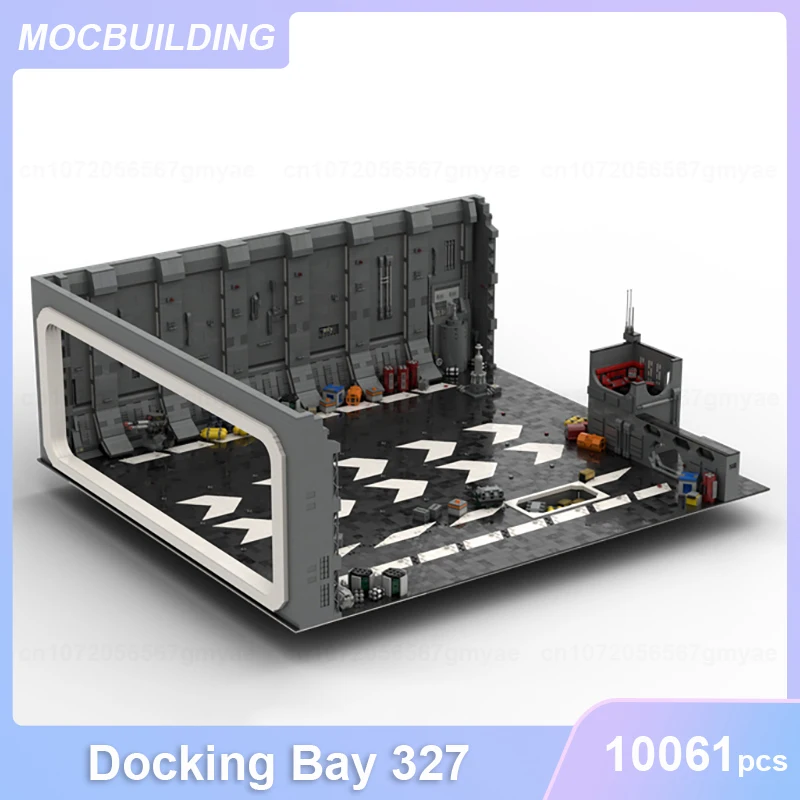 Docking Bay 327 Model MOC Building Blocks DIY Assemble Bricks Display Architecture Creative Space Collection Toys Gifts 10061PCS