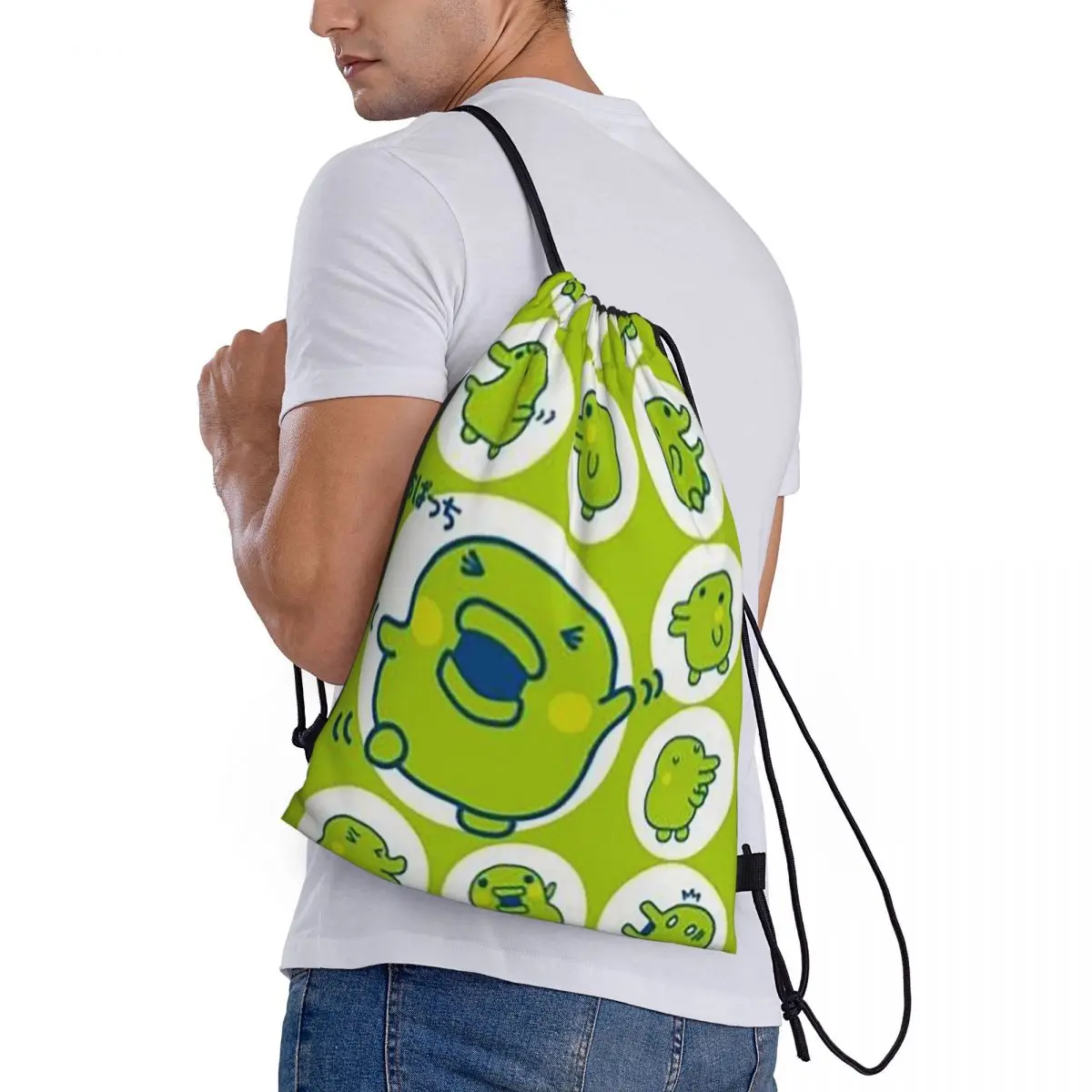 

Kuchipatchi Multiple Kuchipatchi Tama Tamagotchi Halloween Backpacks Portable Drawstring Bags Sports Bag Book Bags School