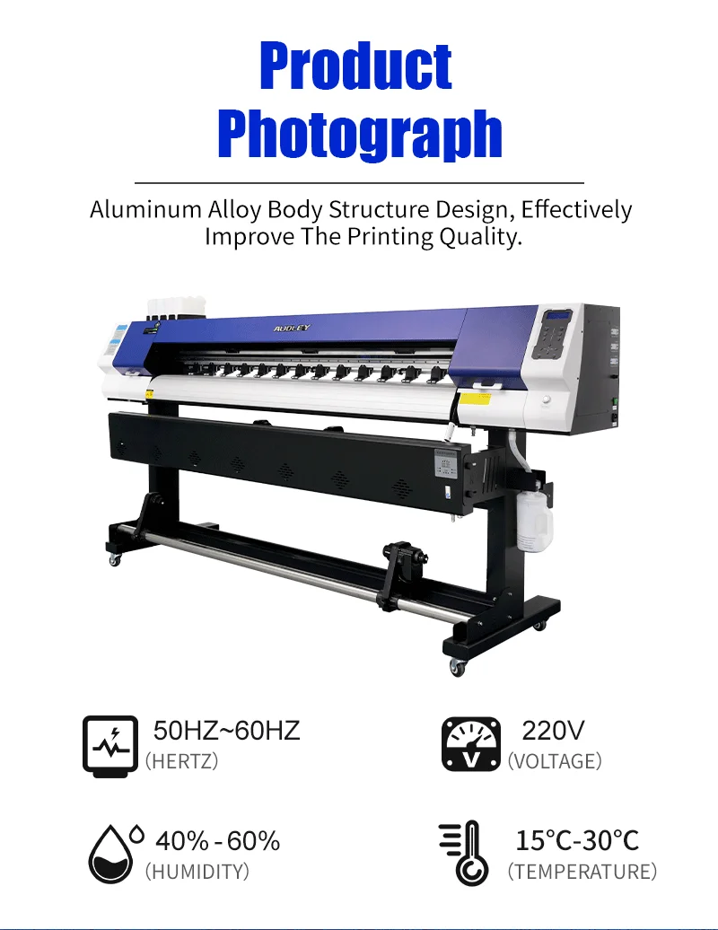 Goedkope Prijs Industriële Digitale Grootformaat Printer Xp600 F1080 I3200 Eco Solvent Inkjet Cmyk Inkt PRINTER