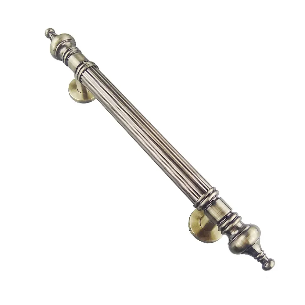 460mm Bronze Chrome Gloden Handle For Furniture Wooden Door Gate Handle Bathroom Bedroom Sliding Door Handles Wardrobe Pulls