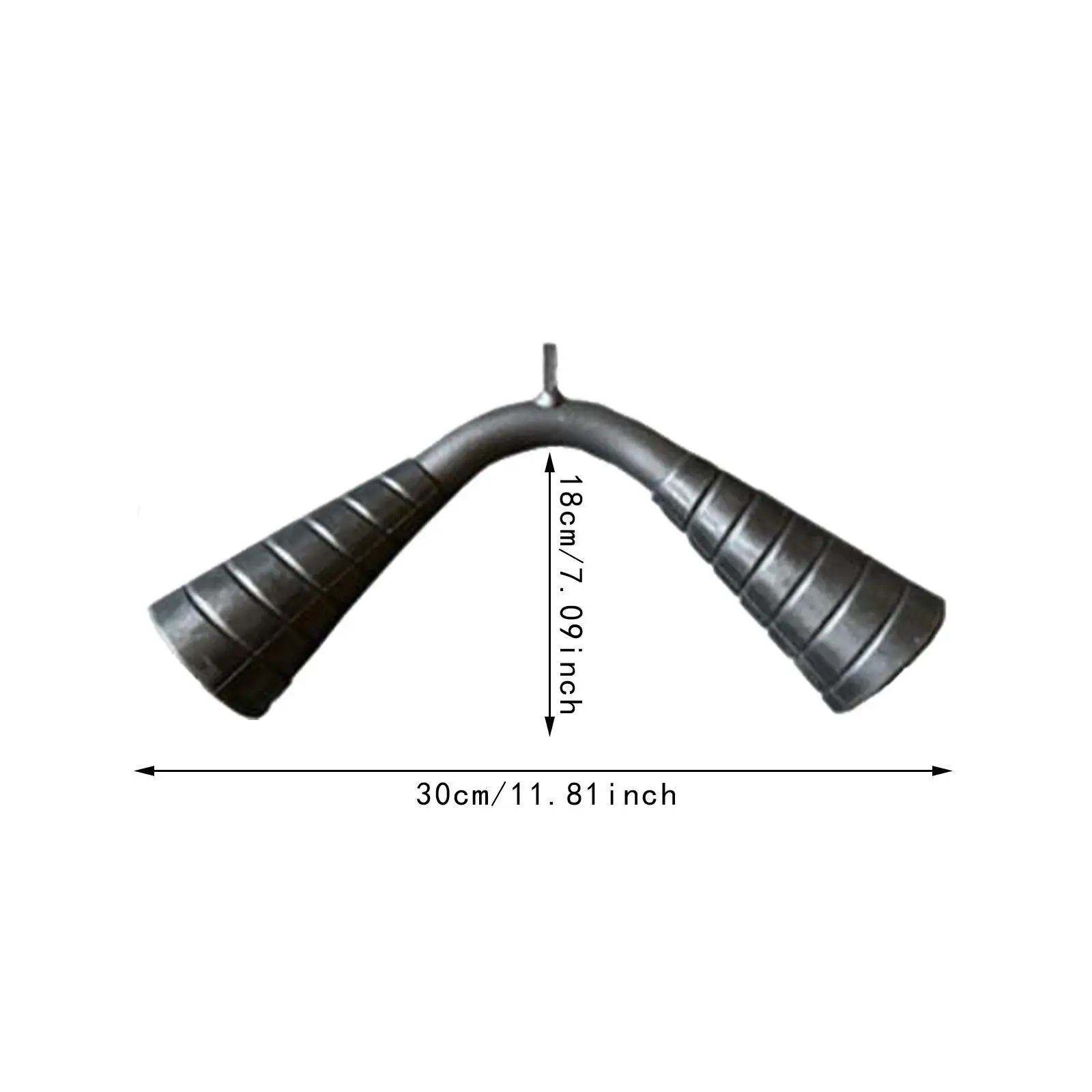 Stainless Steel Tricep Press Down Bar V Shaped Gym Pulley System Fitness Grip Accessory for Home Cable Machine