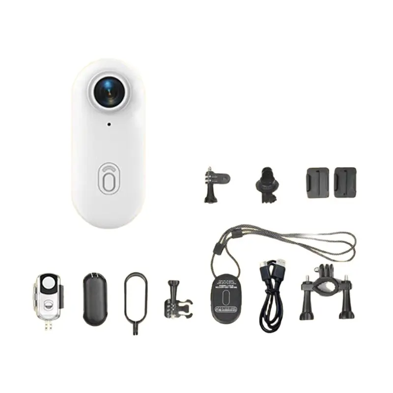 AT82-POV Recording 1080P Thumb Action Camera WIFI Hands-Free With Cycling Accessories For Work Travel Pet Walk Swimming