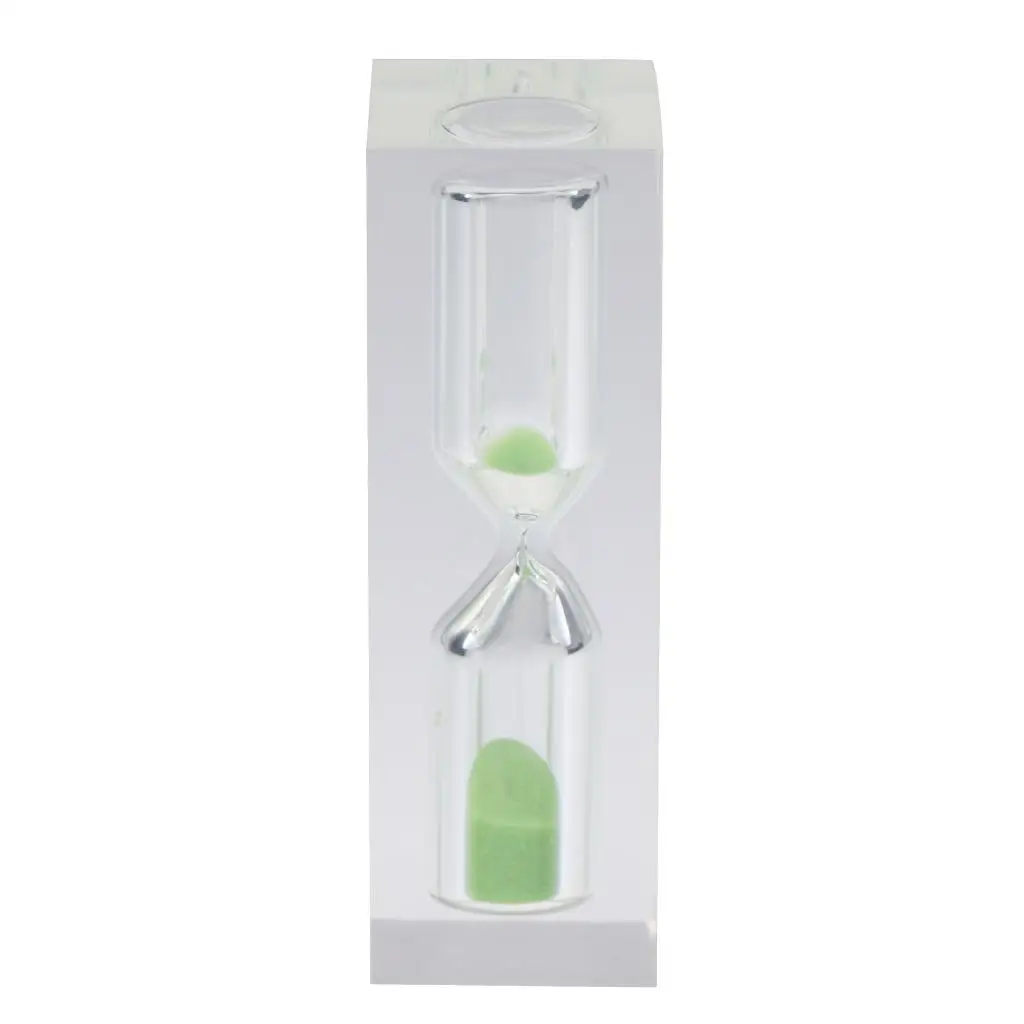 4-6pack 3 Minutes Clear Acrylic Hourglass Sandglass Sand Timer Kitchen Clock