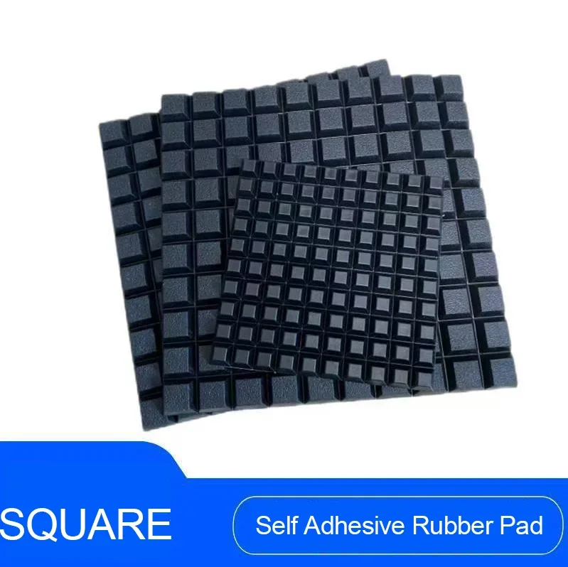 3-100Pcs Black Self Adhesive Rubber Anti Vibration Pads Speaker Shock Absorber Furniture Feet Protector Non Slip Mat Protector image 5