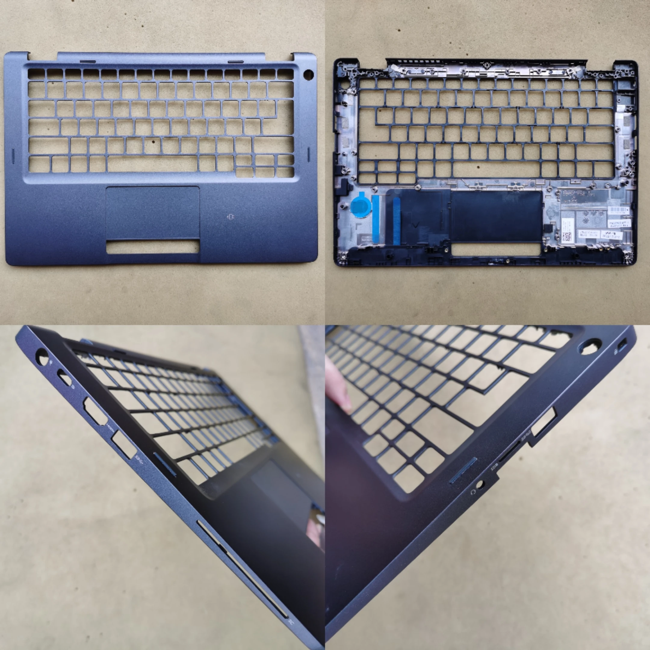 New laptop upper case cover palmrest /bottom case for Dell  Latitude 5300 2-in-1 E5300 image 2