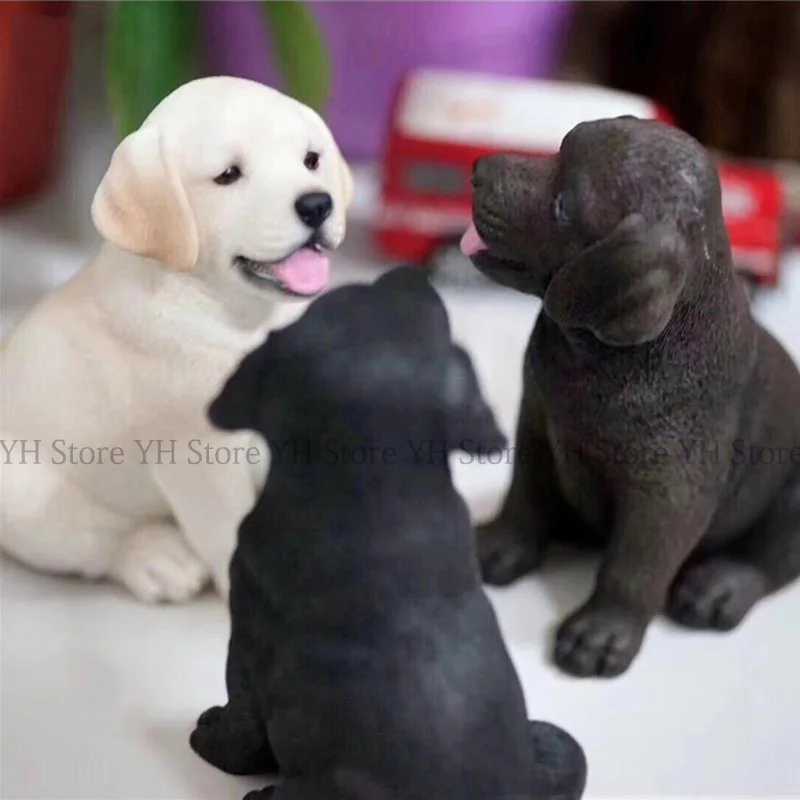 Resin Labrador Dog Mold  Gypsum Epoxy Resin Silicone Mold for Candles Plaster Making Arts Resin Puppy Dog Candle Making Supplies