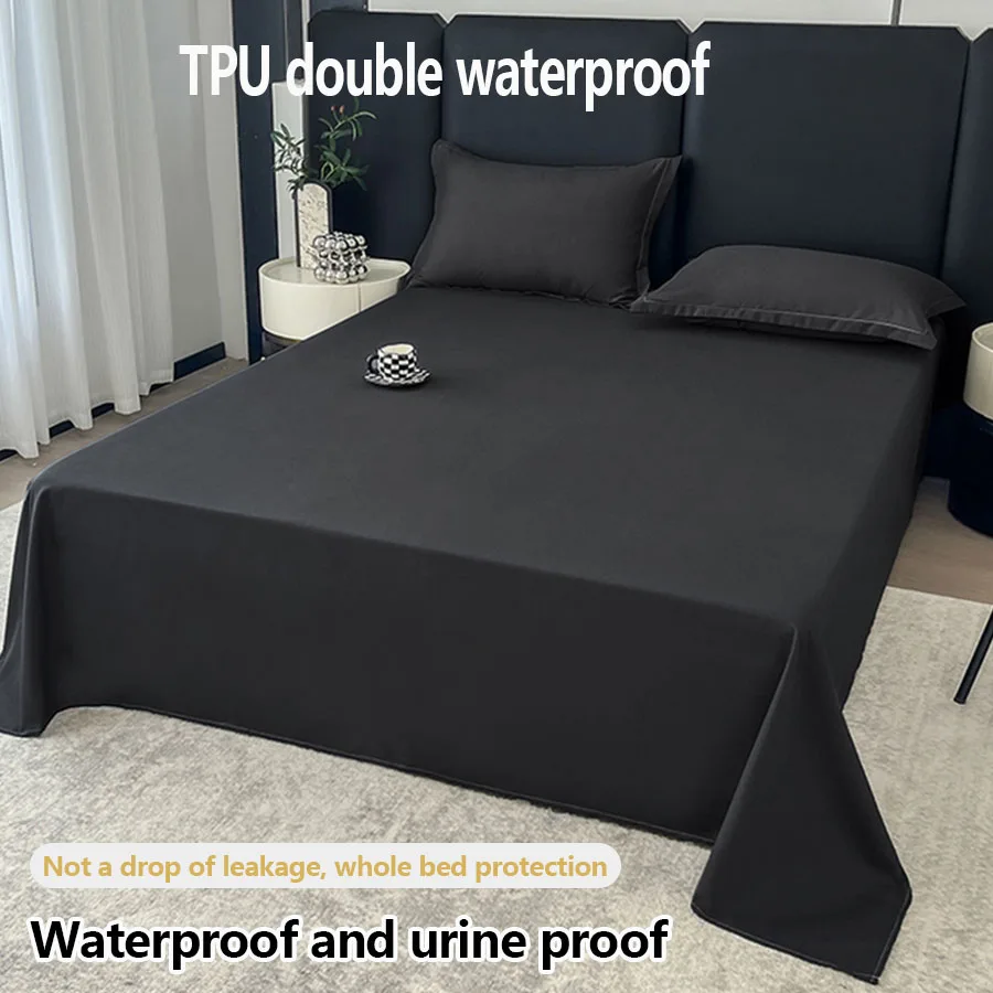 100% Waterproof Bed Sheet, Extra-Large Mattress Protector, Breathable And Dust-Proof Bedding Mattress Cover, Machine Washable