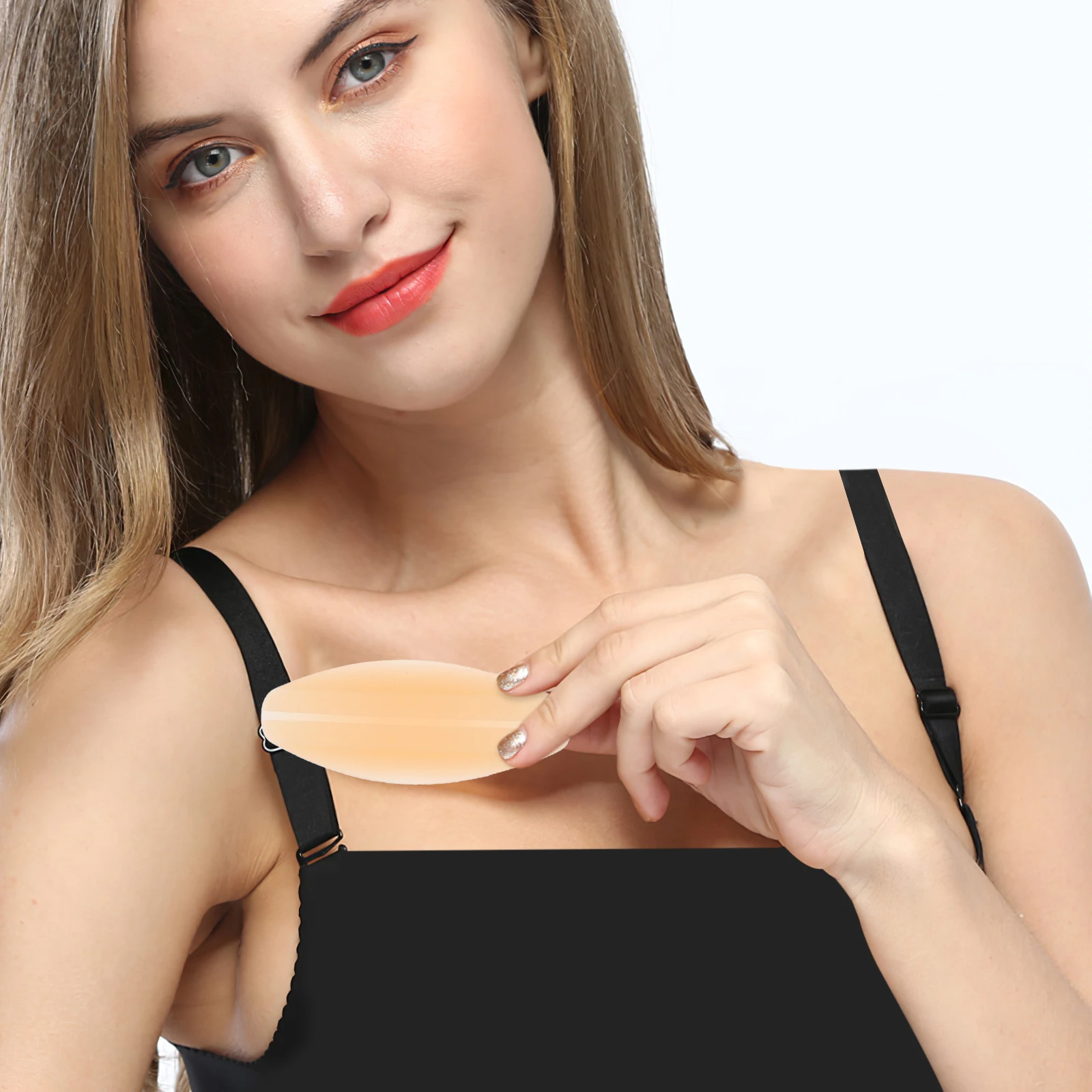 

2pcs Silicone Shoulder Pads Soft Comfortable Strap Cushions Anti Slip Bra Protectors For Women Health Care Accessories