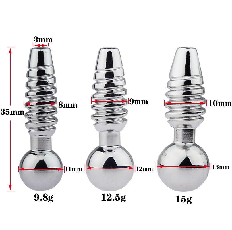 Stainless Steel Urethral Sound Dilator Male Penis Plug Threaded Urethra Catheter Stimulator Adult Game Sex Toy for Men Gay