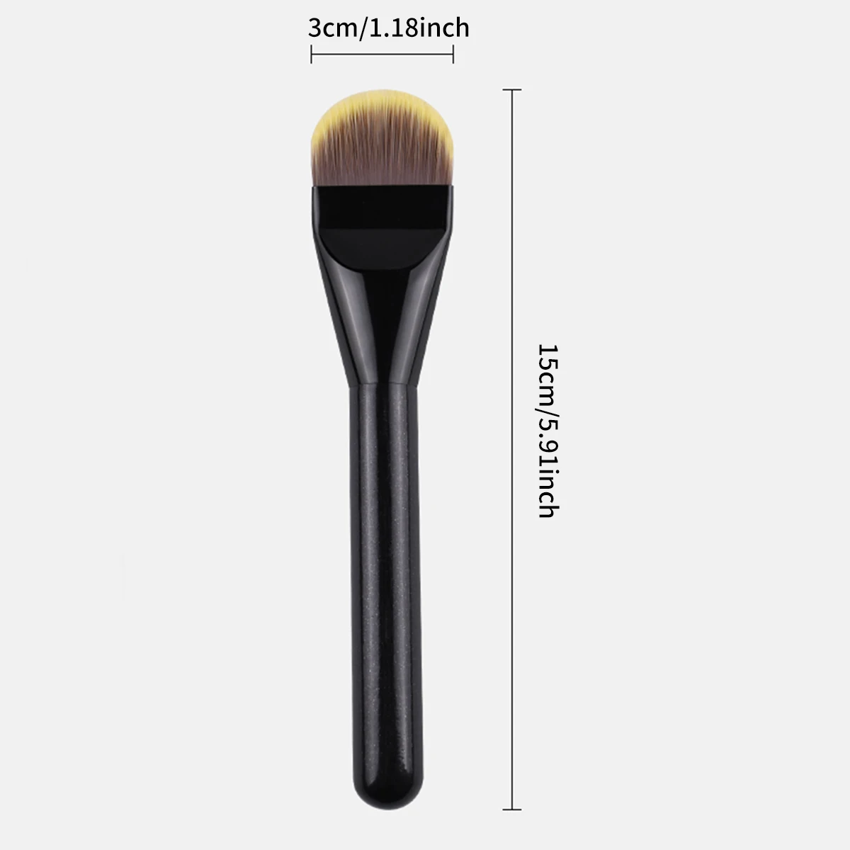 Makeup Brushes Foundation Professional Brush Tongue Shaped Liquid Foundation Concealer Brush Women Face Base Makeup Beauty Tools view 3