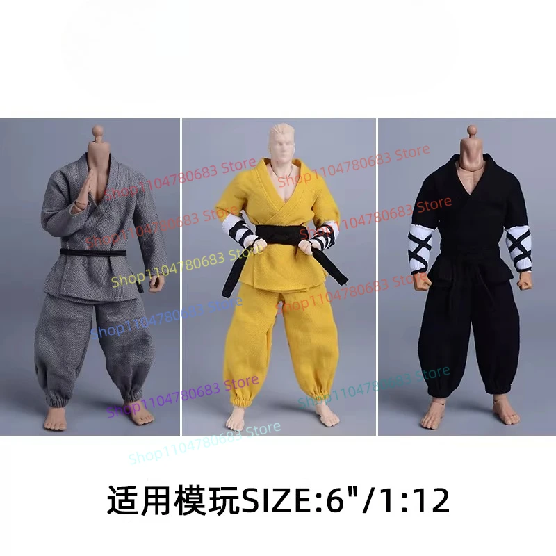 

1/12 весы 6 дюймов движущаяся кукла аксессуары для тела многофункциональный манекен монаха боевая одежда одежда украшения подарок