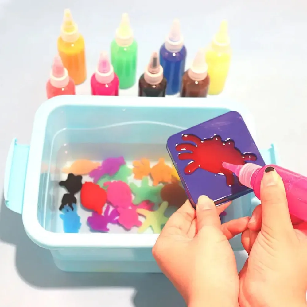 DIY Material Set Magic Water Baby Toy Handmade Toy Kids Craft Kit Magic Water DIY Set Special Pigment Colorful