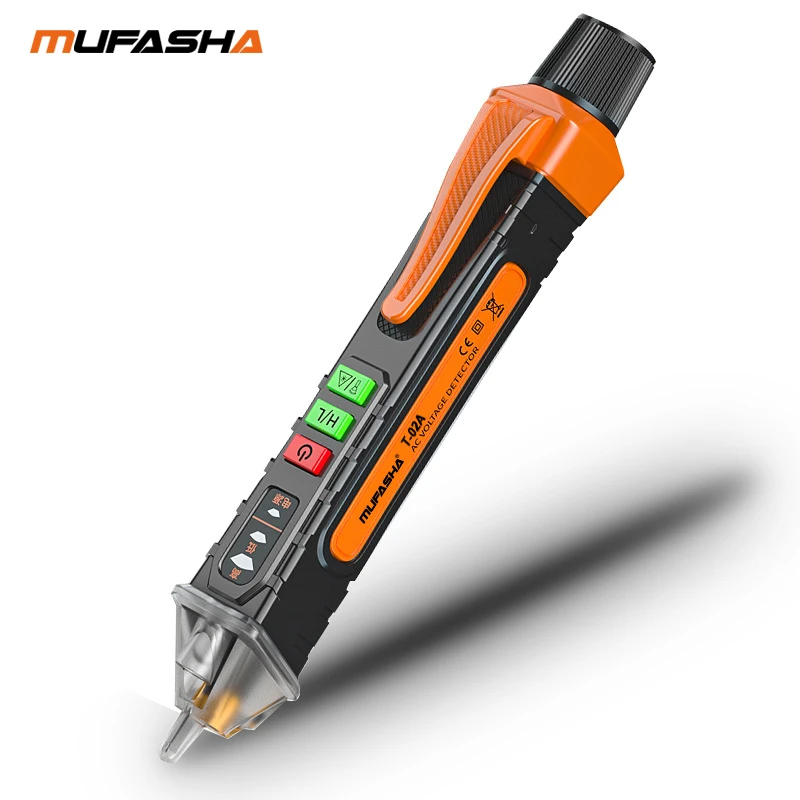 Détecteur de tension sans contact, stylo électrique, testeur de tension AC, détecteur de point d\'installation intelligent, 12-1000V