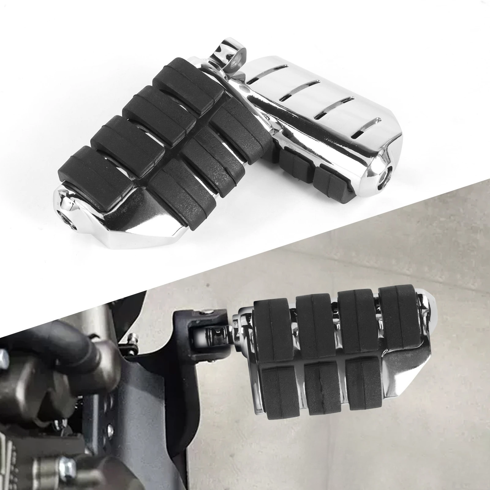 

Suitable for motorcycle accessories Harley 883 cruise prince car modified retro pedal universal front and rear pedal rest pedal