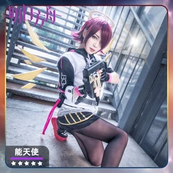 Arknights Exusiai Cosplay Kostuum Outfit Jasje Full Set Vrouwen Mannen Halloween Carnaval Kostuums Op Maat Gemaakte Volledige Set Pak Jurk